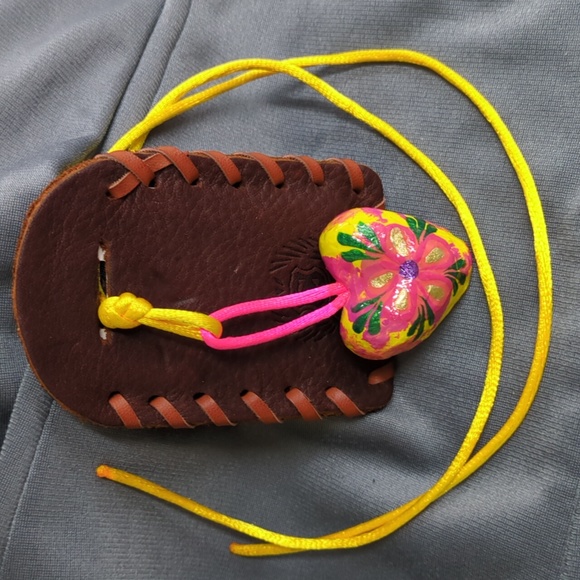 Consuela Bags Consuela Dawn Rare Leather Luggage Purse Tag W Heart